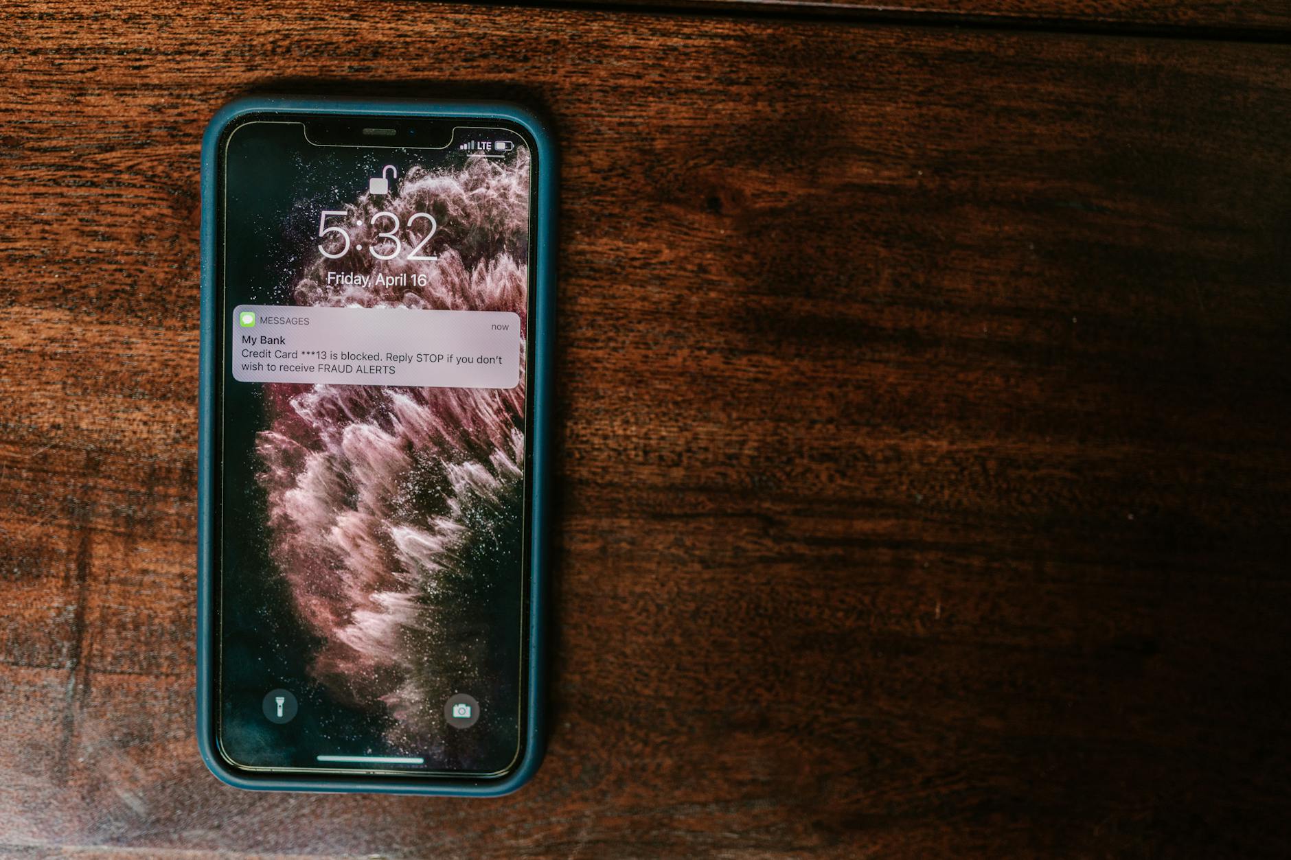 Smartphone displaying social media notifications and engagement alerts