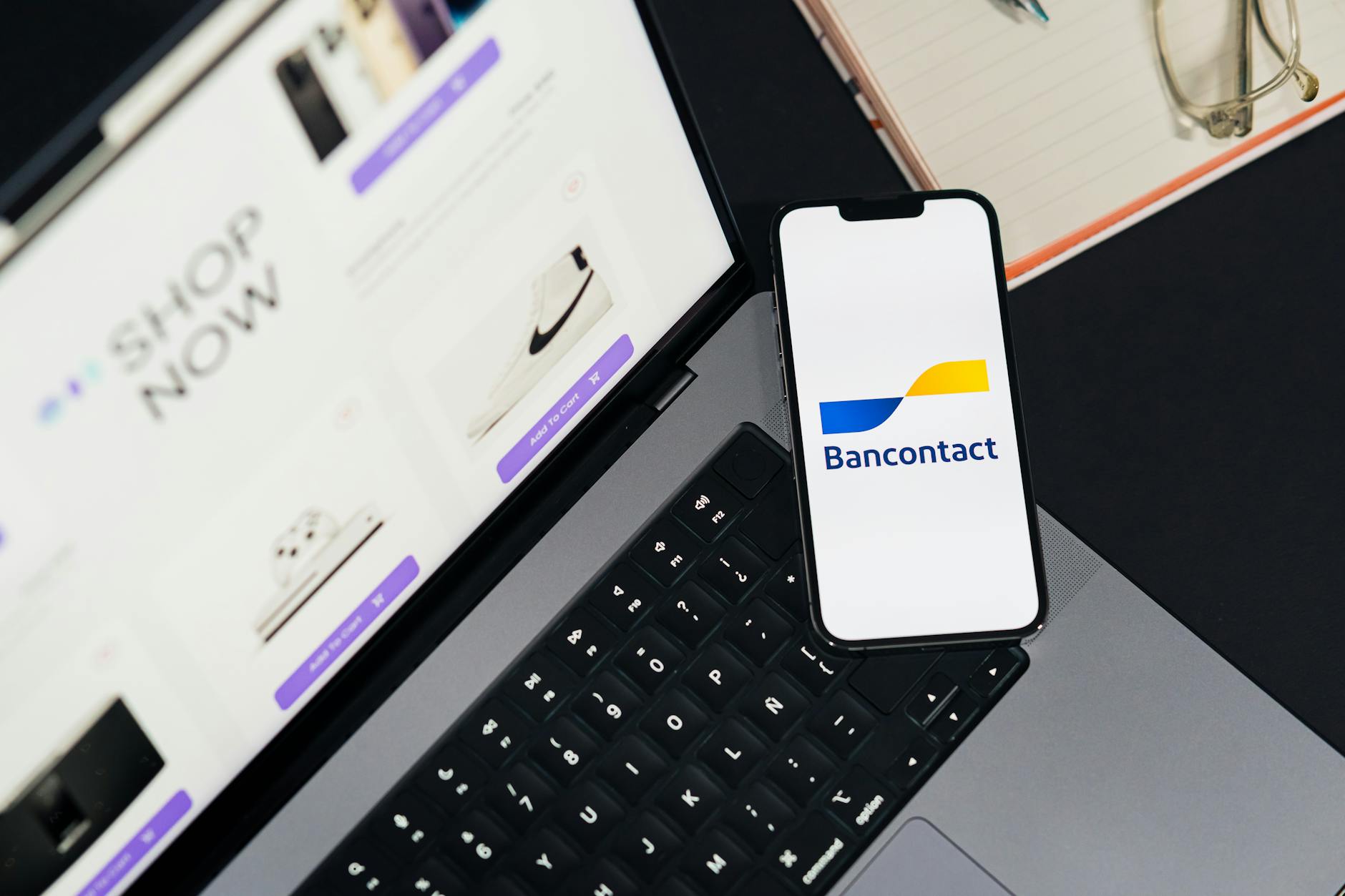 Close-up of a person browsing a product on a mobile shopping app
