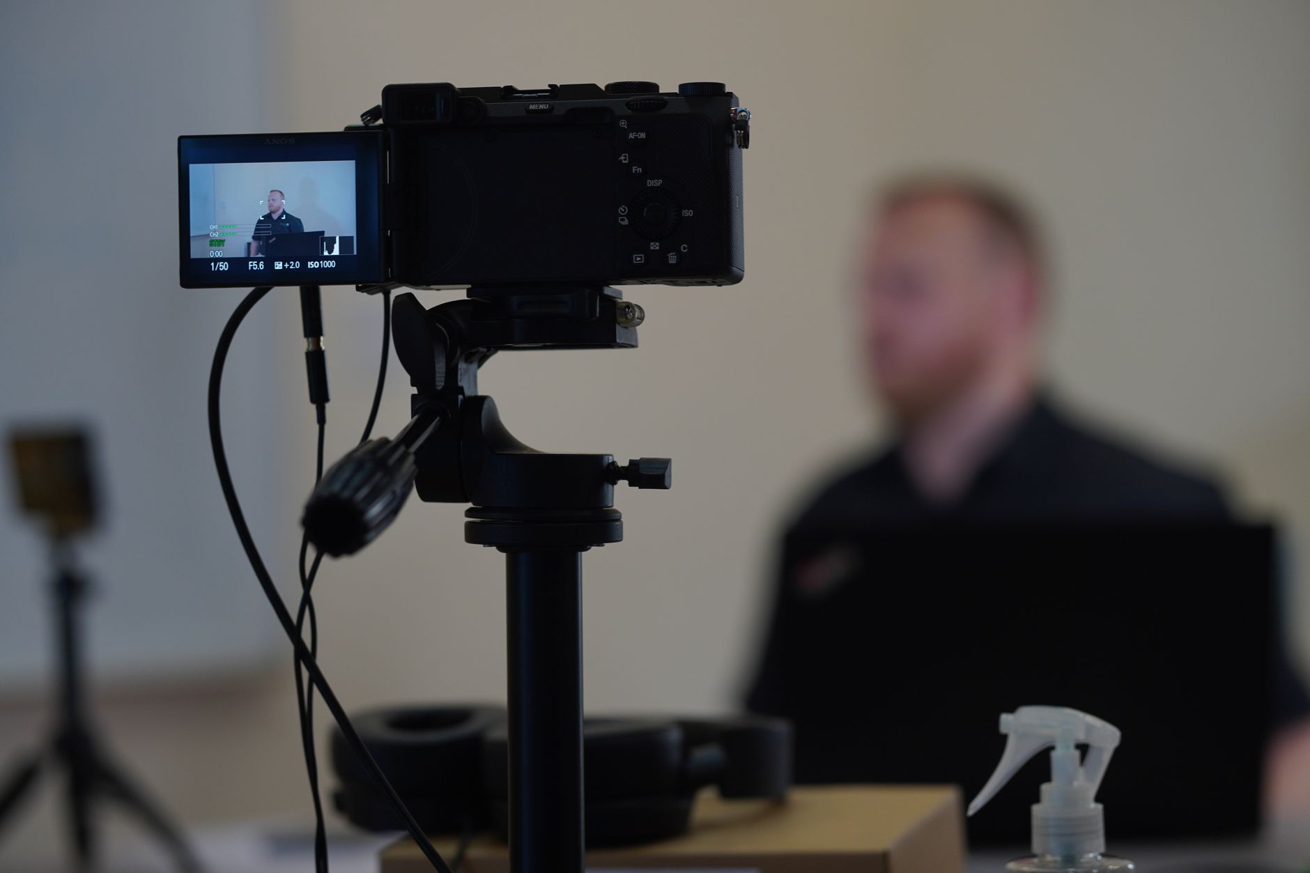 Content creator filming a step-by-step tutorial for social media posting