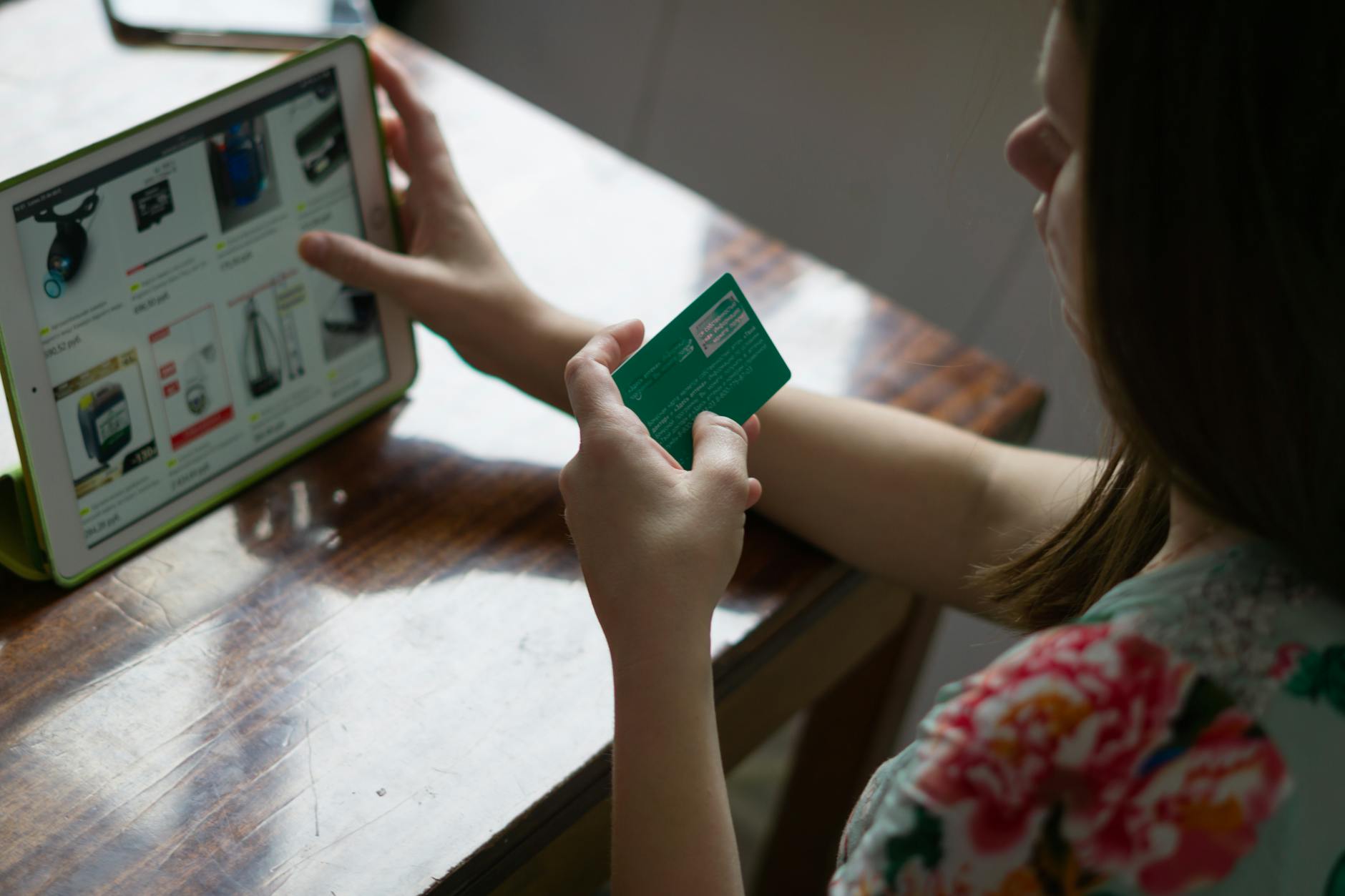 Customer completing a mobile checkout during an exclusive online sale