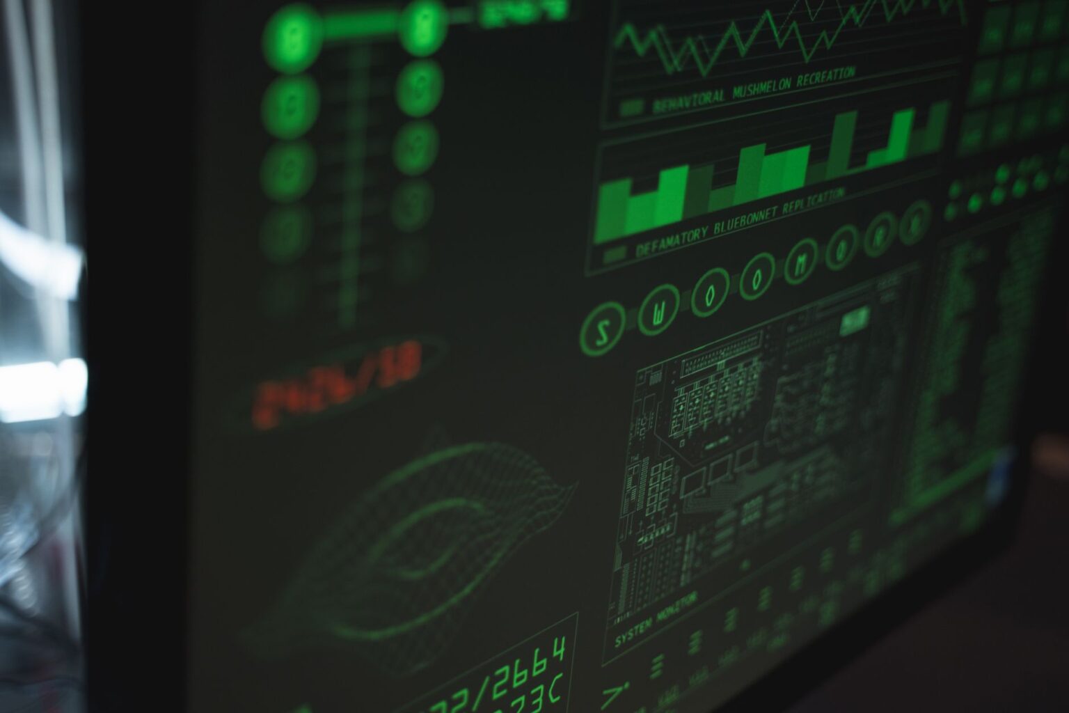 A digital dashboard displaying automated content scheduling and analytics tools