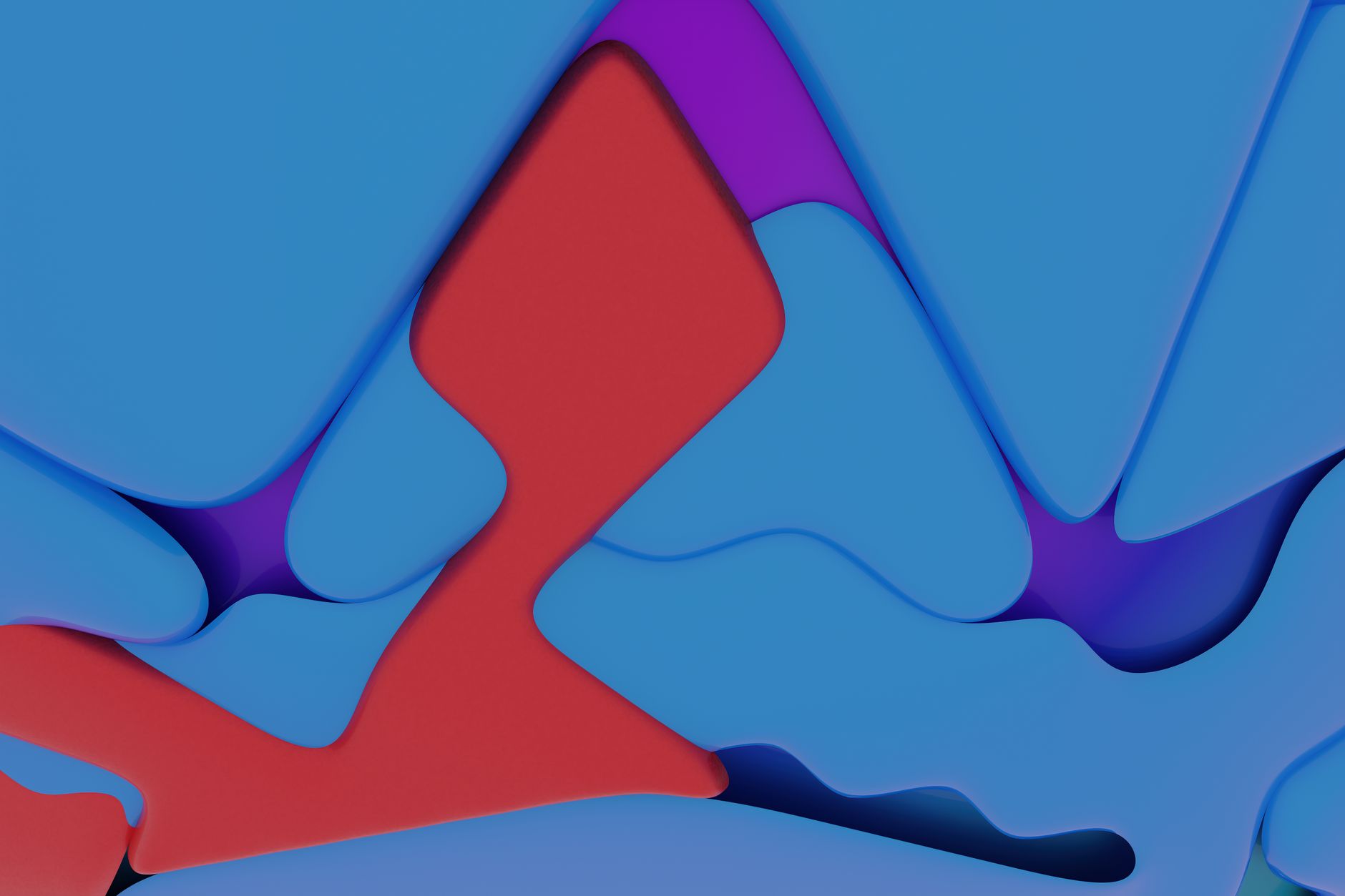 Abstract digital media visuals representing AI-generated video content