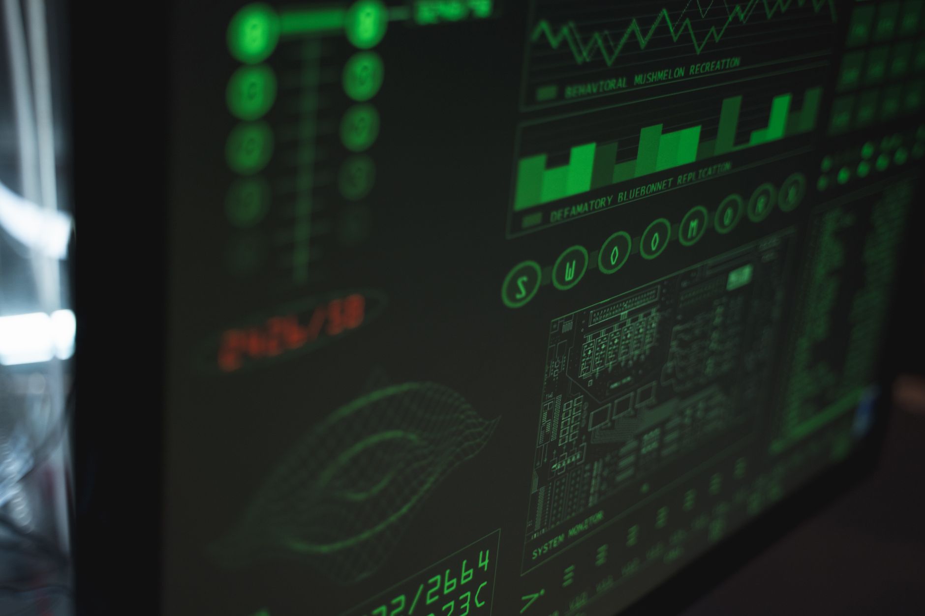 A computer screen displaying a database dashboard with form submission data