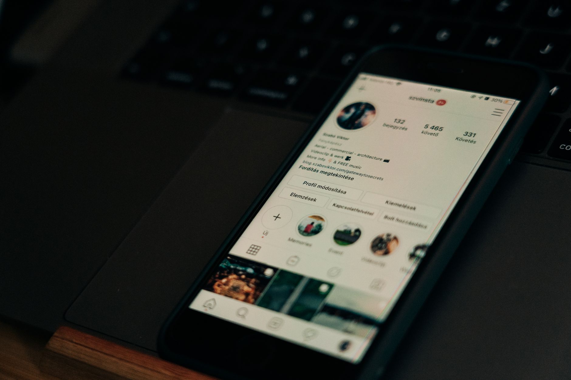 Person scrolling through short-form video content on a smartphone