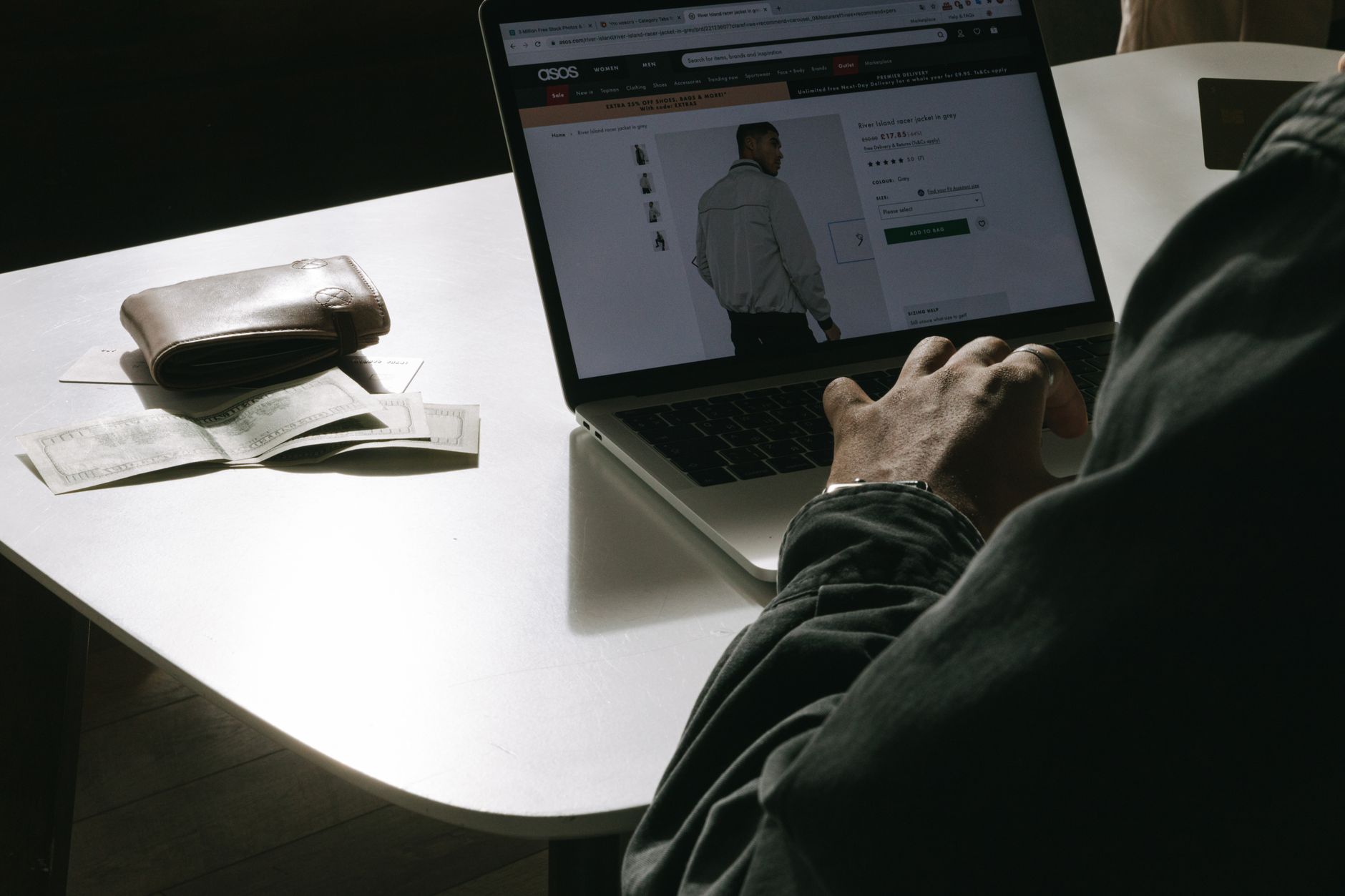 A digital dashboard showing ecommerce analytics and customer data